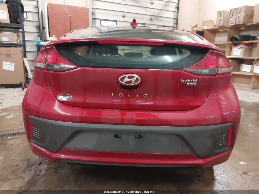 2020 Hyundai Ioniq Hybrid Blue VIN: KMHC65LC8LU215598 Lot: 43860913