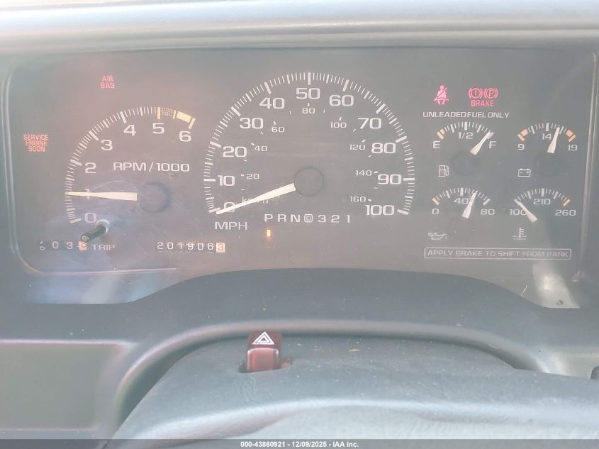 1996 GMC Sierra C1500 VIN: 2GTEC19R9T1532649 Lot: 43860921