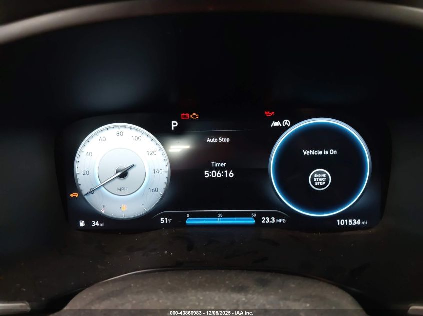 2022 Hyundai Santa Fe Xrt VIN: 5NMS6DAJ7NH464240 Lot: 43860983