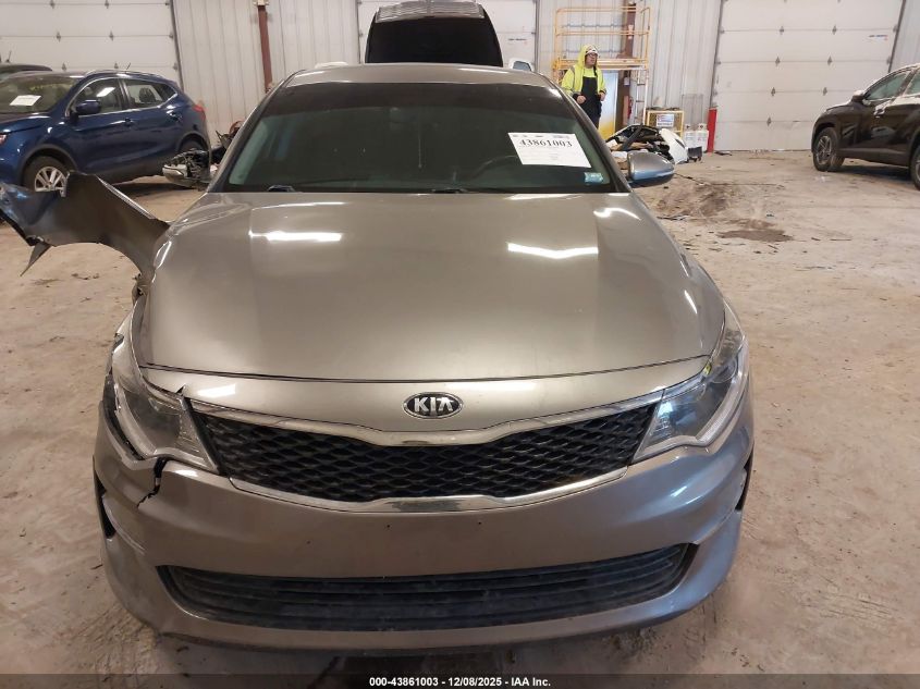 2017 Kia Optima Lx Turbo VIN: 5XXGT4L11HG122393 Lot: 43861003