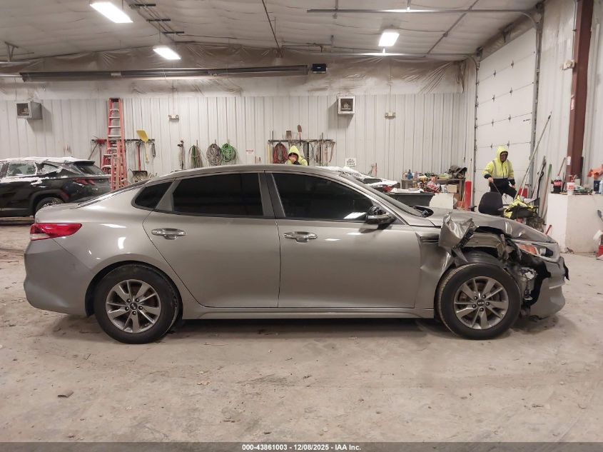 2017 Kia Optima Lx Turbo VIN: 5XXGT4L11HG122393 Lot: 43861003