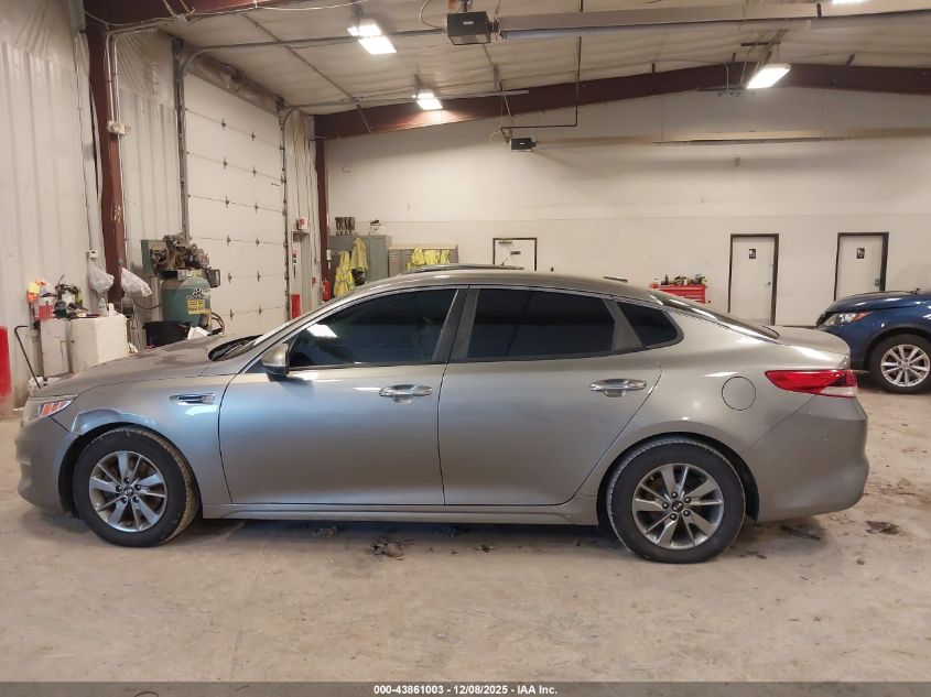 2017 Kia Optima Lx Turbo VIN: 5XXGT4L11HG122393 Lot: 43861003