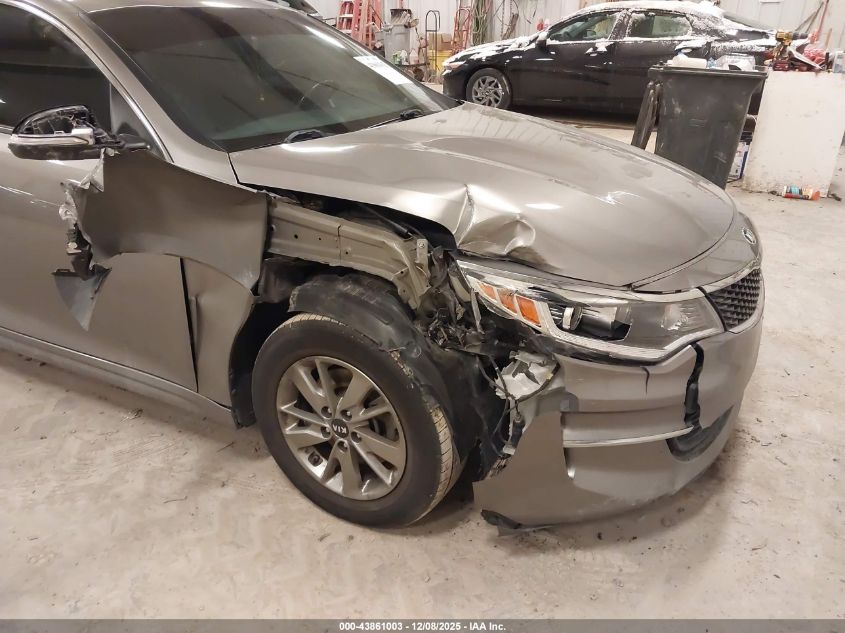 2017 Kia Optima Lx Turbo VIN: 5XXGT4L11HG122393 Lot: 43861003