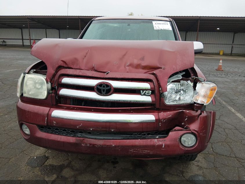 2006 Toyota Tundra Sr5 V8 VIN: 5TBET34196S500111 Lot: 43861029