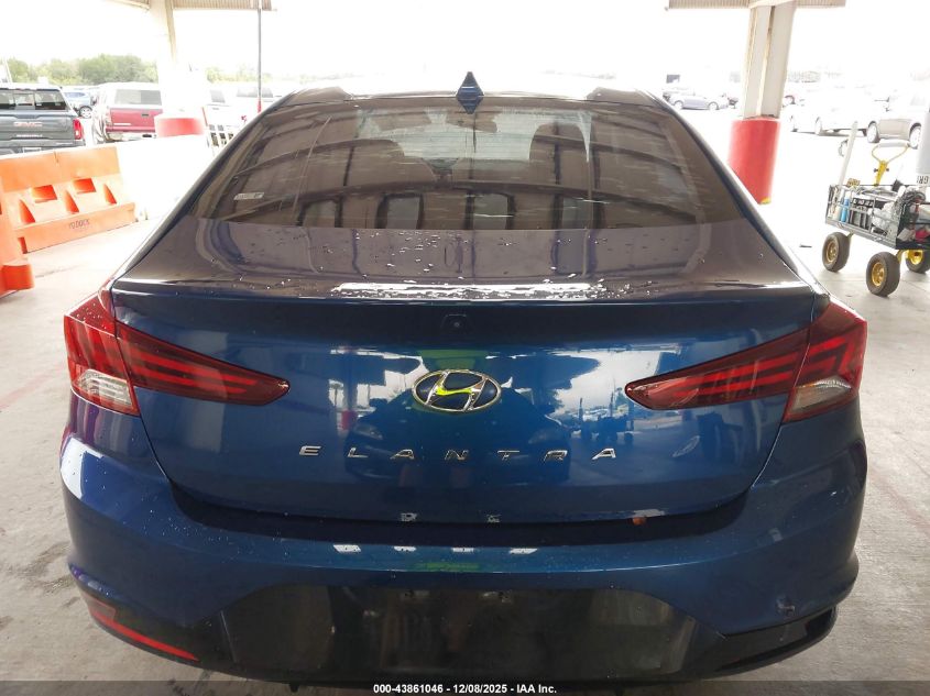 2019 Hyundai Elantra Sel VIN: 5NPD84LF6KH495246 Lot: 43861046