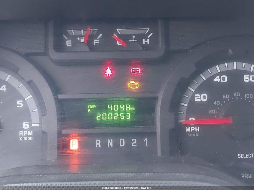 2013 Ford E-250 Commercial VIN: 1FTNE2EW7DDA91105 Lot: 43861068