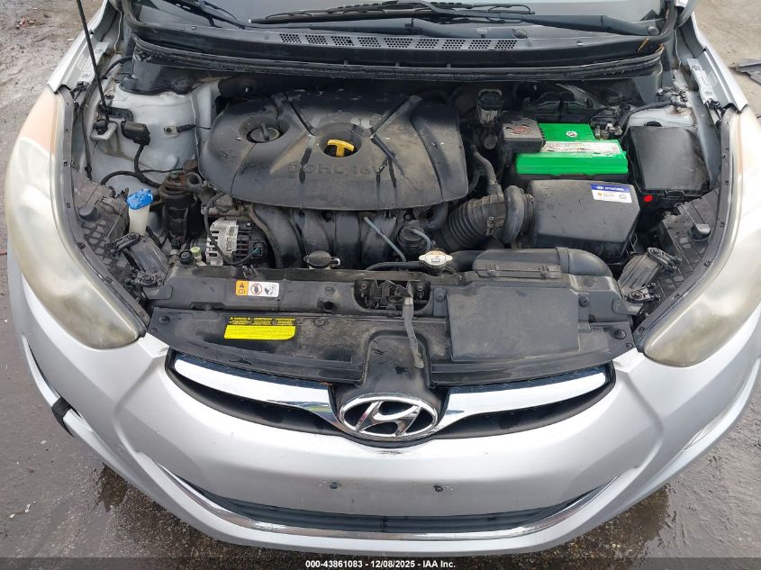 2013 Hyundai Elantra Gls VIN: KMHDH4AE0DU846392 Lot: 43861083