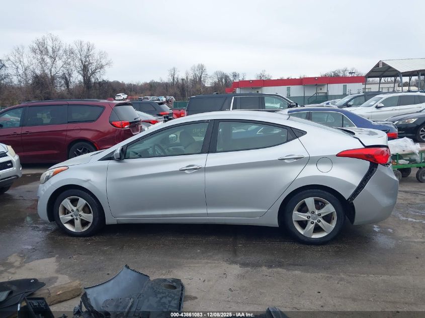 2013 Hyundai Elantra Gls VIN: KMHDH4AE0DU846392 Lot: 43861083