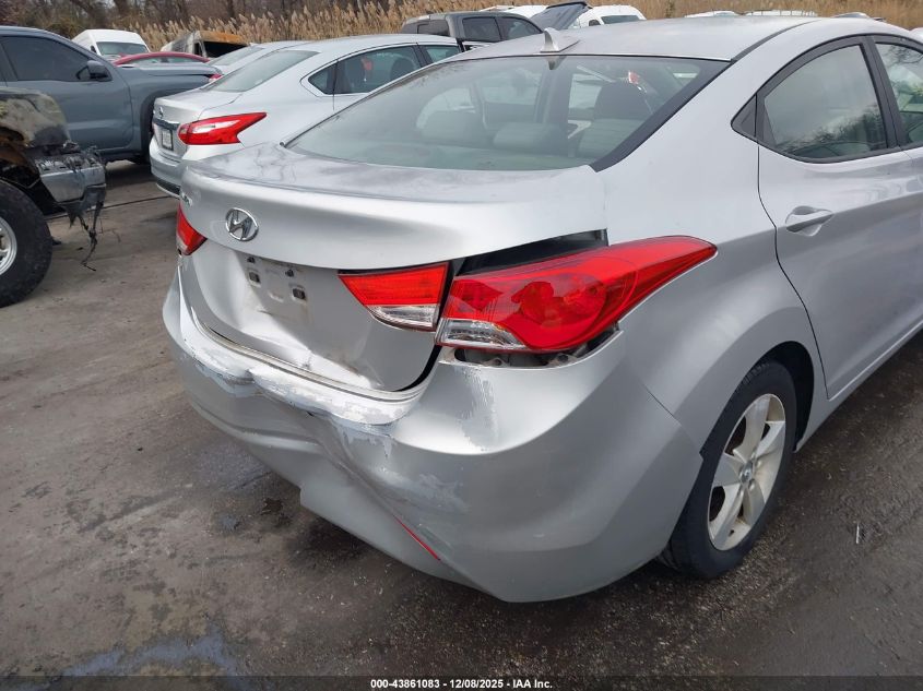 2013 Hyundai Elantra Gls VIN: KMHDH4AE0DU846392 Lot: 43861083
