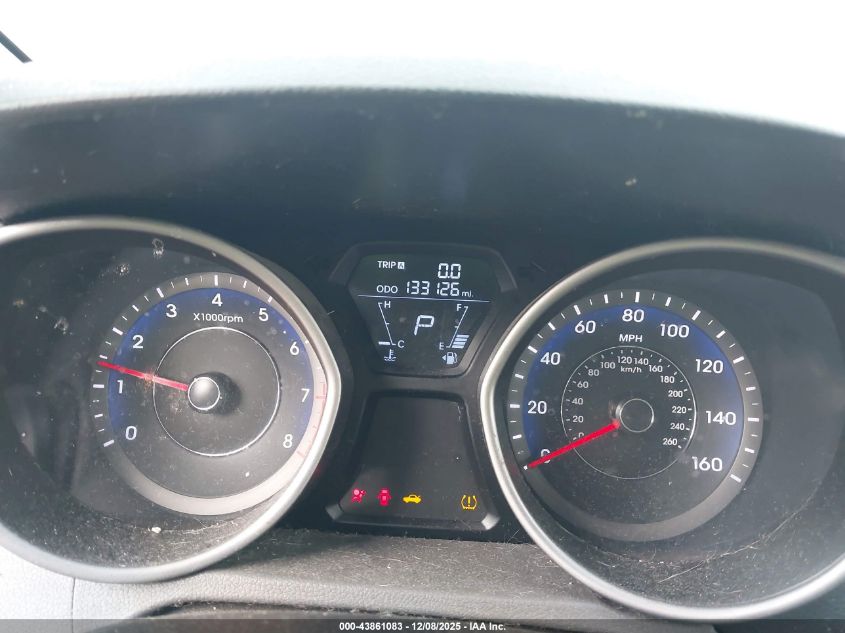 2013 Hyundai Elantra Gls VIN: KMHDH4AE0DU846392 Lot: 43861083
