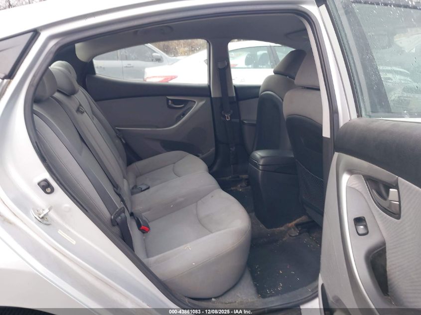 2013 Hyundai Elantra Gls VIN: KMHDH4AE0DU846392 Lot: 43861083