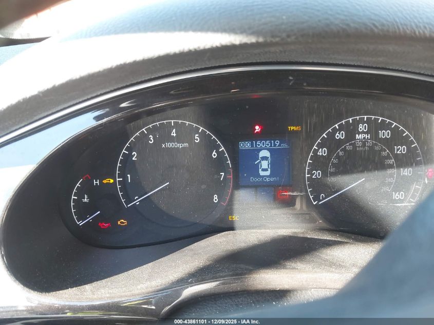 2012 Hyundai Genesis 3.8 VIN: KMHGC4DD8CU167709 Lot: 43861101