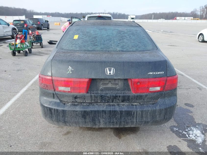 2005 Honda Accord 2.4 Lx VIN: 3HGCM564X5G704283 Lot: 43861123