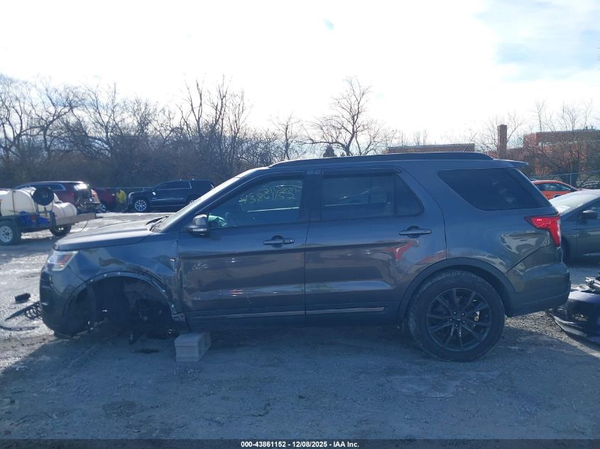 2018 Ford Explorer Xlt VIN: 1FM5K7D88JGA12975 Lot: 43861152