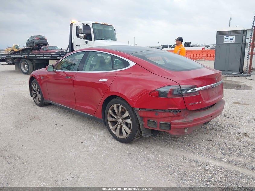 Vin: 5yjsa1h16efp52920, lot: 44356722, tesla model s p85 20143