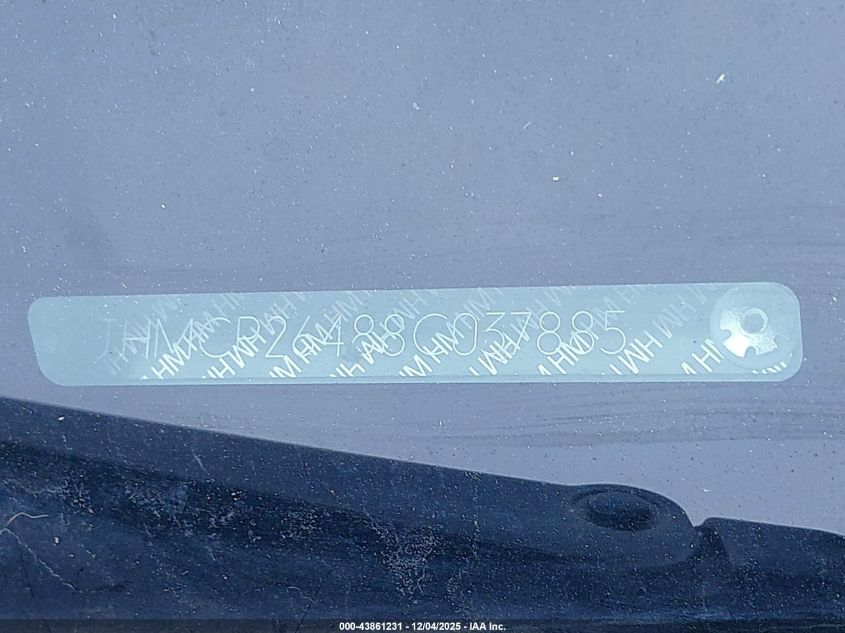 2008 Honda Accord 2.4 Lx-P VIN: JHMCP26488C037885 Lot: 43861231