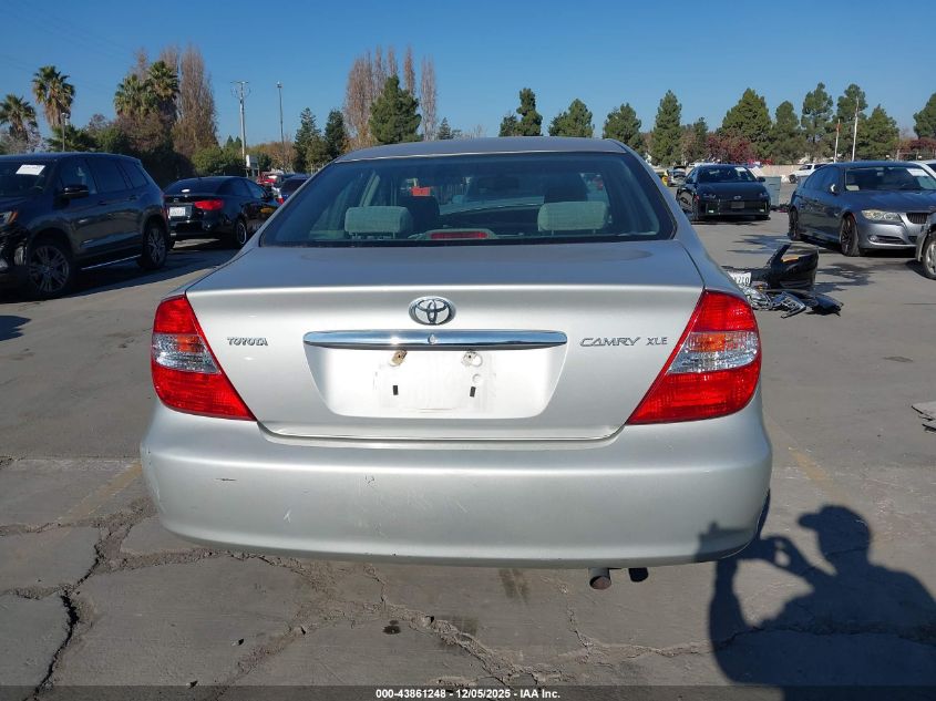 2004 Toyota Camry Xle VIN: 4T1BE30K14U361020 Lot: 43861248