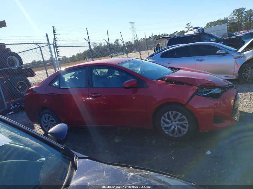 2017 Toyota Corolla Le VIN: 5YFBURHE8HP647071 Lot: 43861252