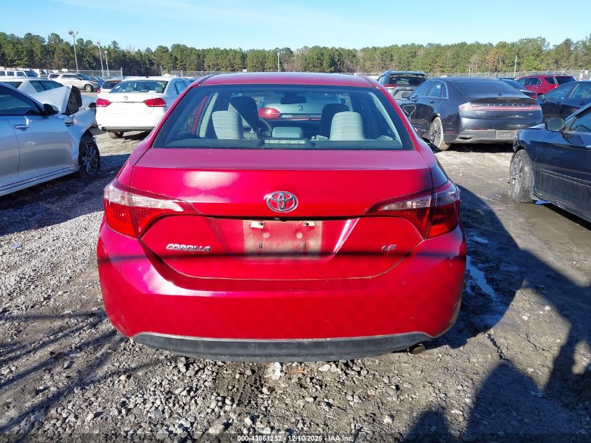 2017 Toyota Corolla Le VIN: 5YFBURHE8HP647071 Lot: 43861252