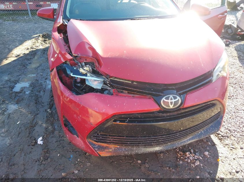 2017 Toyota Corolla Le VIN: 5YFBURHE8HP647071 Lot: 43861252