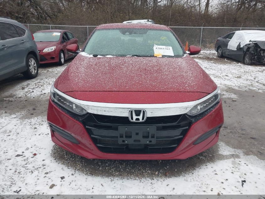 2018 Honda Accord Lx VIN: 1HGCV1F19JA084482 Lot: 43861263