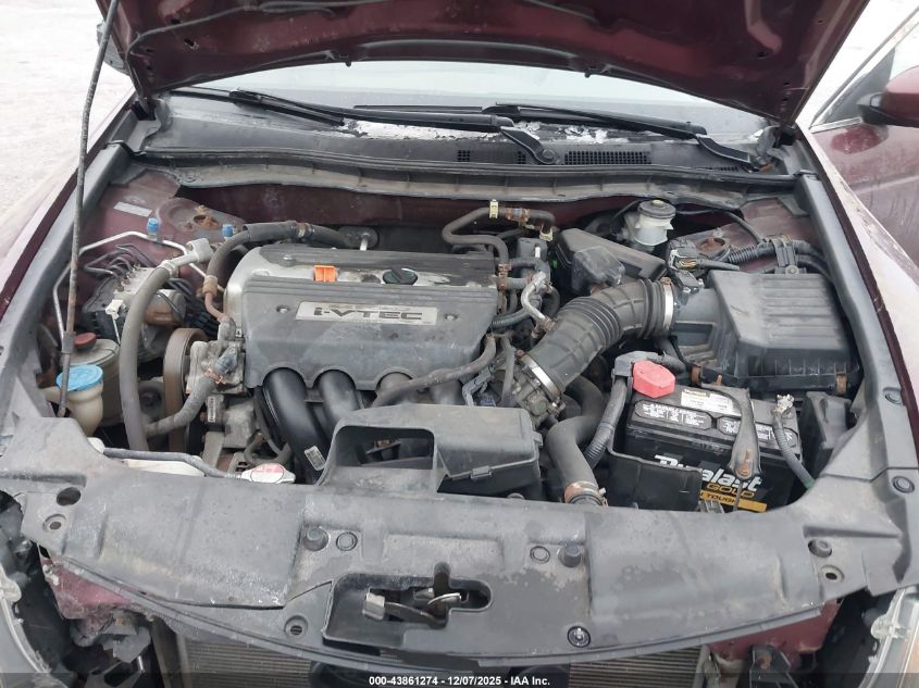 2009 Honda Accord 2.4 Lx VIN: 1HGCP263X9A030203 Lot: 43861274