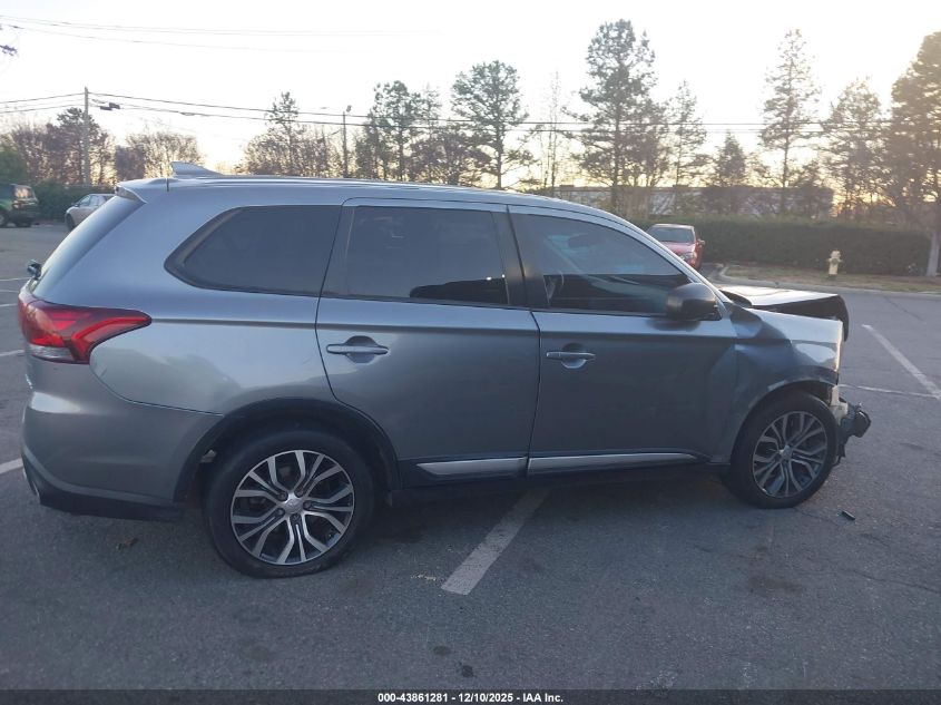 2017 Mitsubishi Outlander Es VIN: JA4AD2A39HZ058137 Lot: 43861281