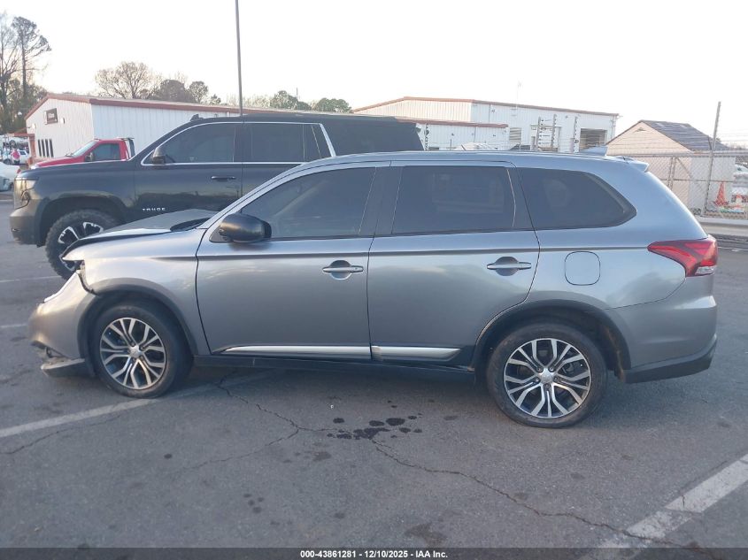 2017 Mitsubishi Outlander Es VIN: JA4AD2A39HZ058137 Lot: 43861281