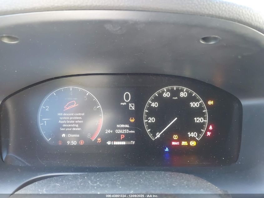 2024 Honda Hr-V Awd Sport/Awd Sport W/O Bsi VIN: 3CZRZ2H54RM734010 Lot: 43861334