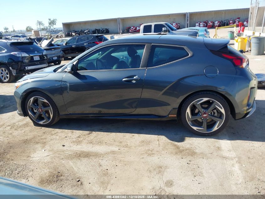2020 Hyundai Veloster Turbo VIN: KMHTH6AB6LU027544 Lot: 43861342