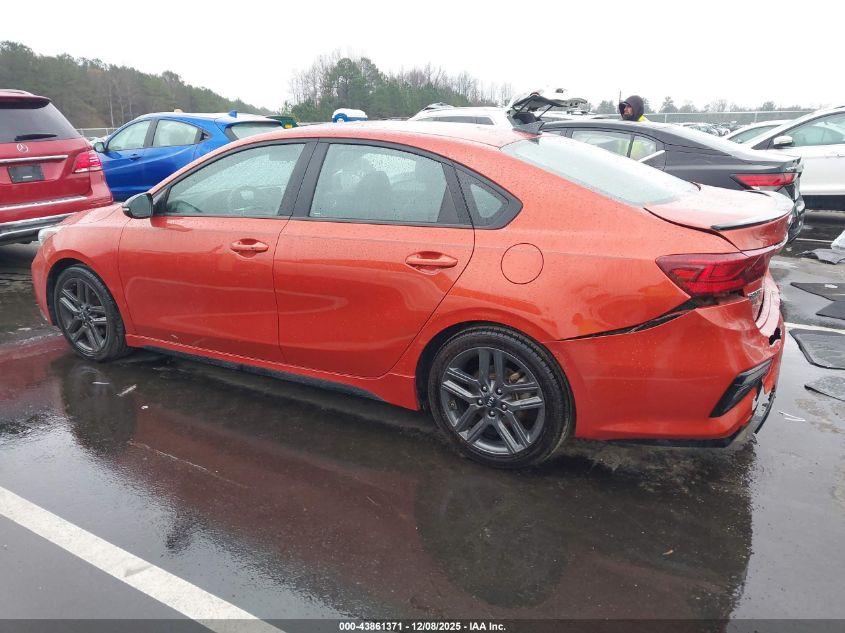 2020 Kia Forte Gt-Line VIN: 3KPF34AD2LE168647 Lot: 43861371