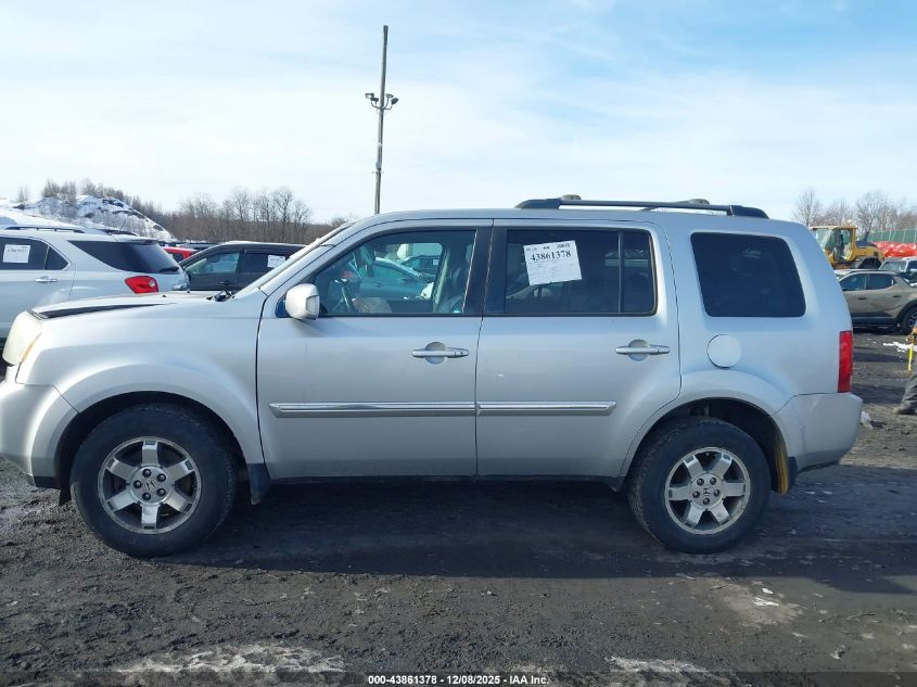 2011 Honda Pilot Touring VIN: 5FNYF4H94BB097509 Lot: 43861378