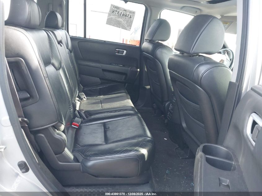 2011 Honda Pilot Touring VIN: 5FNYF4H94BB097509 Lot: 43861378