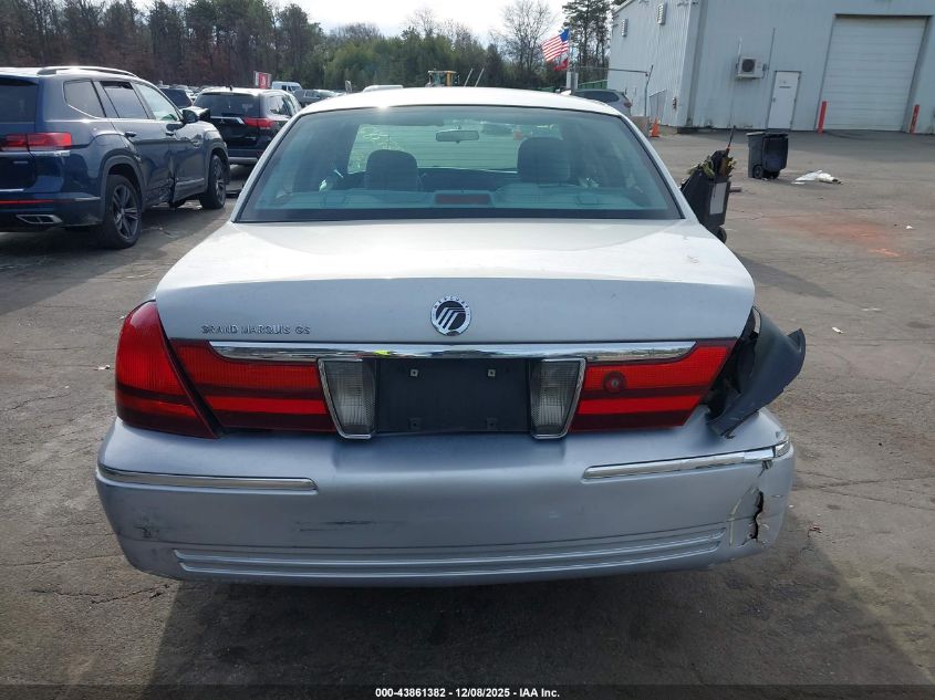 2003 Mercury Grand Marquis Gs VIN: 2MEFM74W93X660466 Lot: 43861382