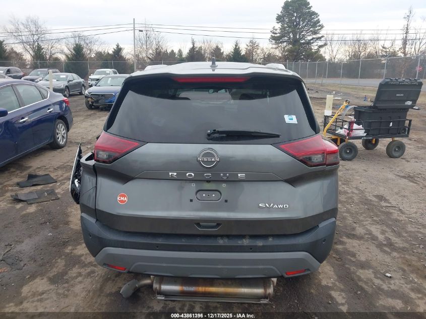 2023 Nissan Rogue Sv Intelligent Awd VIN: 5N1BT3BBXPC828271 Lot: 43861396