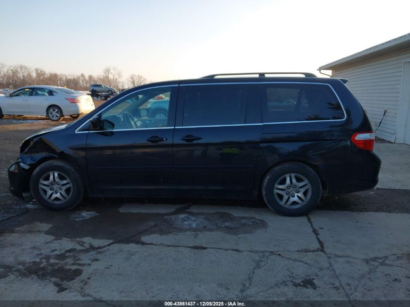 2007 Honda Odyssey Ex-L VIN: 5FNRL38677B020847 Lot: 43861437