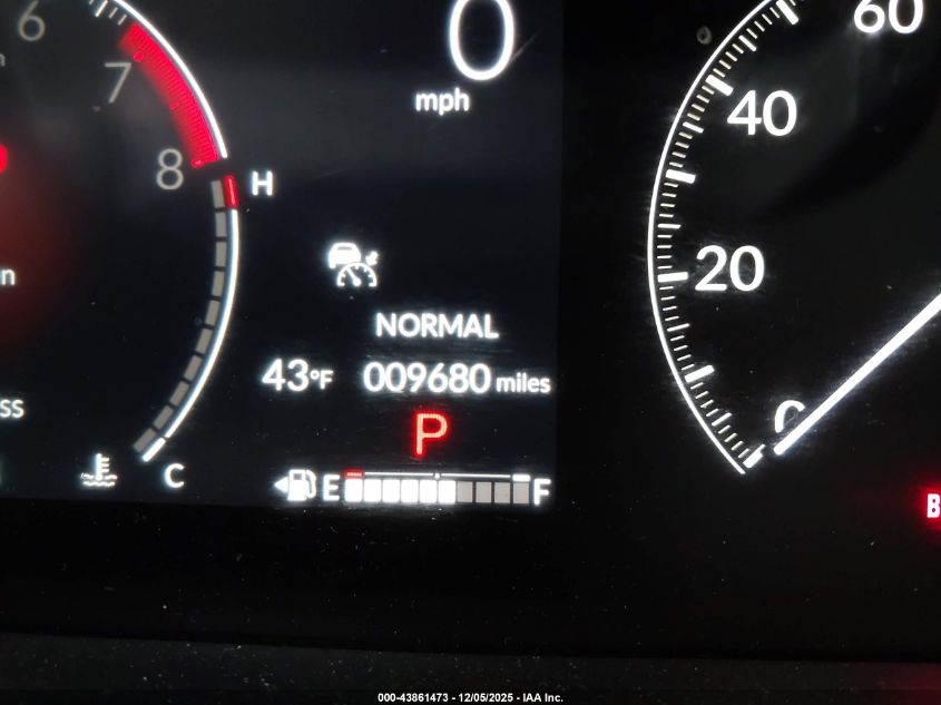 2025 Honda Ridgeline Rtl VIN: 5FPYK3F52SB039976 Lot: 43861473