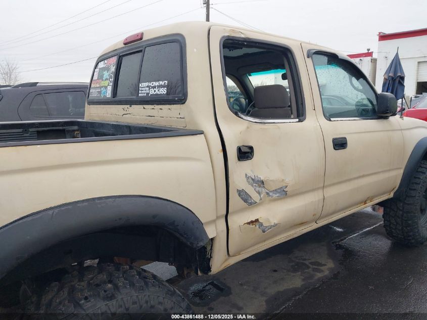 2002 Toyota Tacoma Base V6 VIN: 5TEHN72N42Z023192 Lot: 43861488