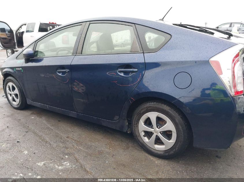 2014 Toyota Prius Two VIN: JTDKN3DU6E0387590 Lot: 43861536