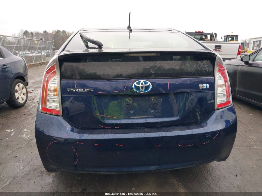 2014 Toyota Prius Two VIN: JTDKN3DU6E0387590 Lot: 43861536