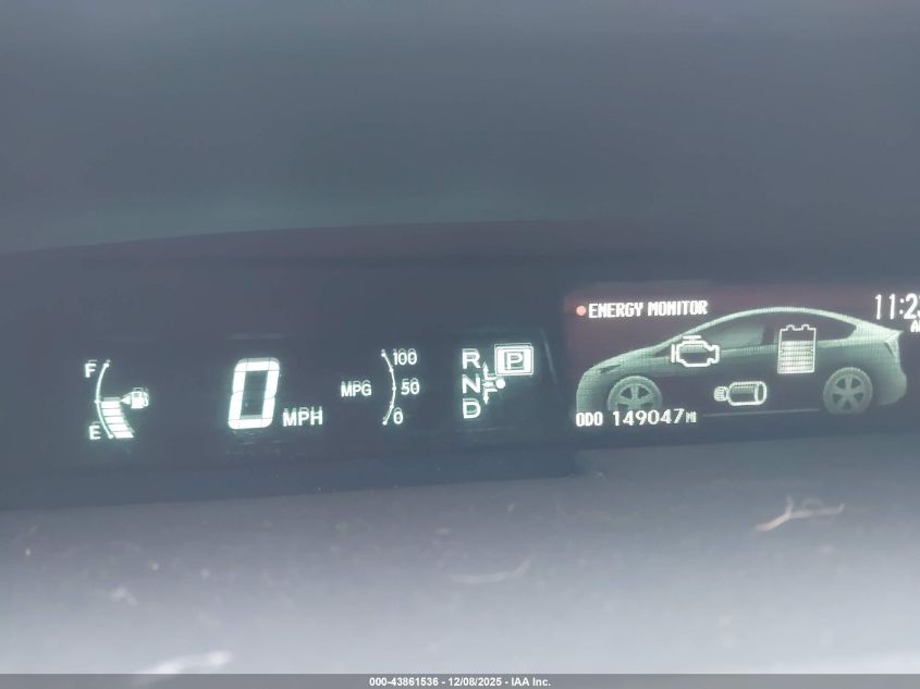 2014 Toyota Prius Two VIN: JTDKN3DU6E0387590 Lot: 43861536