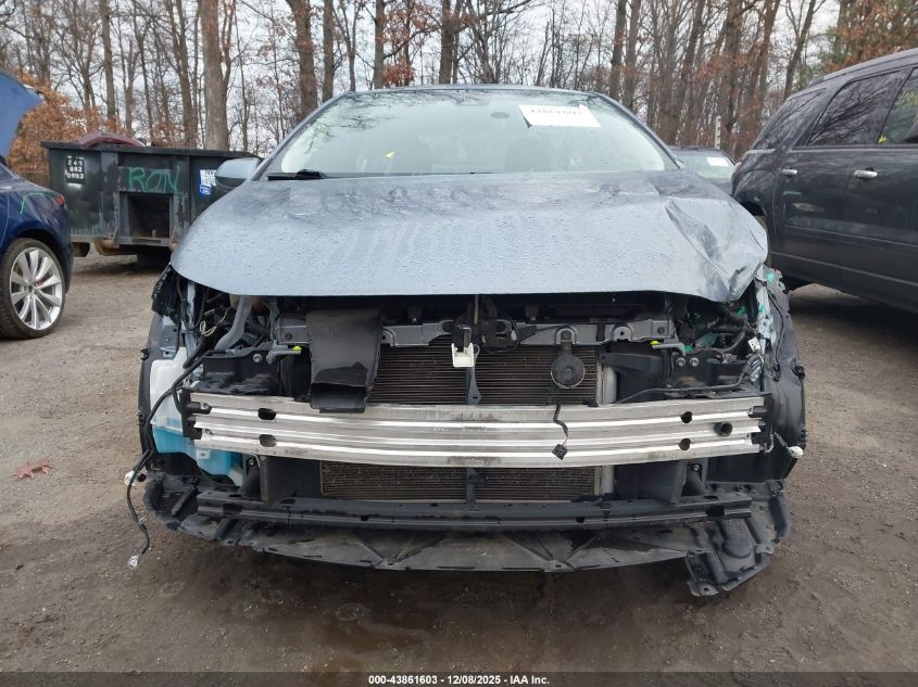 2020 Toyota Corolla Le VIN: JTDEPRAEXLJ077487 Lot: 43861603