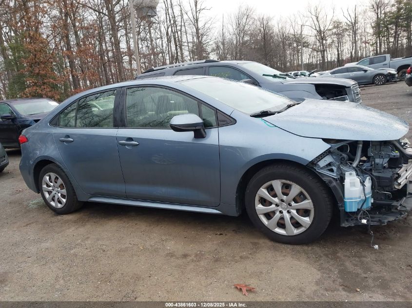 2020 Toyota Corolla Le VIN: JTDEPRAEXLJ077487 Lot: 43861603