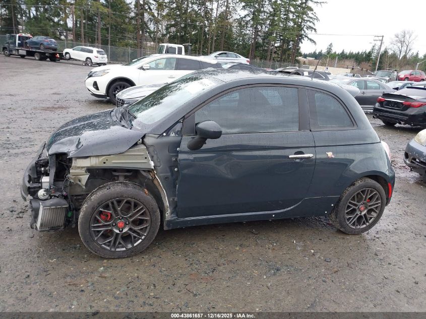 2017 Fiat 500 Abarth VIN: 3C3CFFFH8HT698078 Lot: 43861657