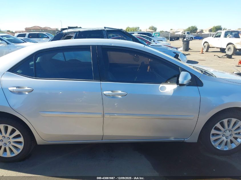 2014 Toyota Corolla Le Plus VIN: 5YFBURHE5EP157537 Lot: 43861667