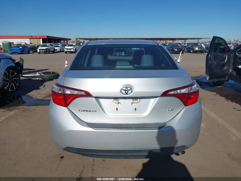 2014 Toyota Corolla Le Plus VIN: 5YFBURHE5EP157537 Lot: 43861667