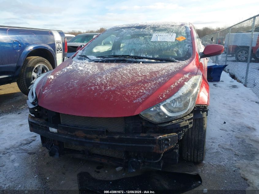 2016 Hyundai Elantra Se VIN: 5NPDH4AE8GH665222 Lot: 43861672