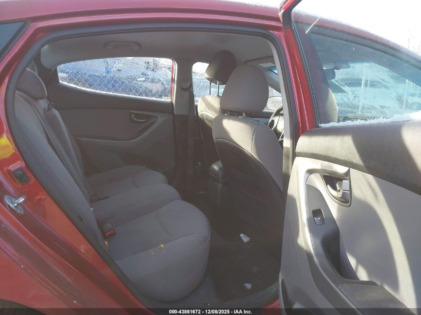 2016 Hyundai Elantra Se VIN: 5NPDH4AE8GH665222 Lot: 43861672