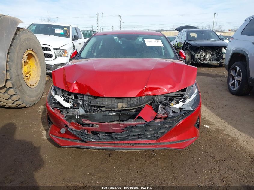 2022 Hyundai Elantra Se VIN: KMHLL4AGXNU368253 Lot: 43861739