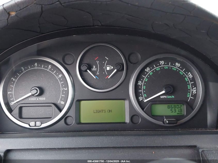 2006 Land Rover Lr3 V6 VIN: SALAC24496A351814 Lot: 43861750